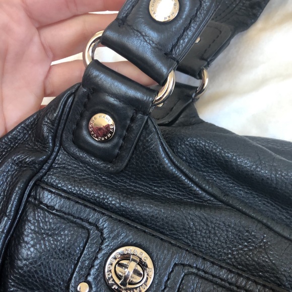 BLACK LEATHER, Marc Jacobs purse - Picture 2 of 14